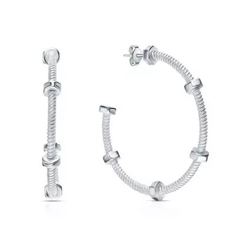 Серебряные серьги