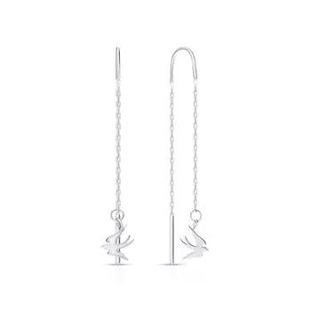 Серебряные серьги