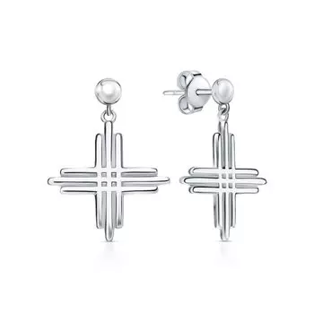 Серебряные серьги