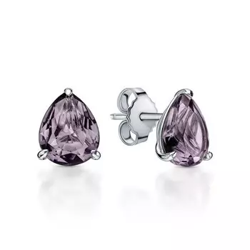 Серебряные серьги с алпанитами