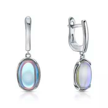 Серебряные серьги с алпанитами