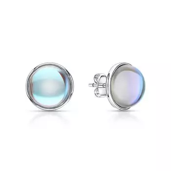 Серебряные серьги с алпанитами