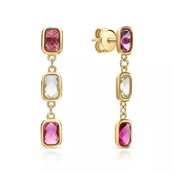 Серебряные серьги с алпанитом