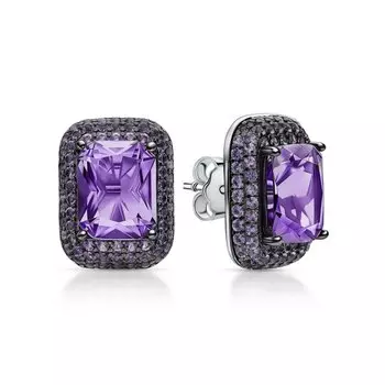 Серебряные серьги с алпанитом