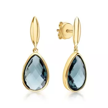 Серебряные серьги с алпанитом