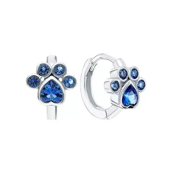 Серебряные серьги с алпанитом