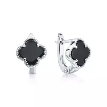 Серебряные серьги с алпанитом