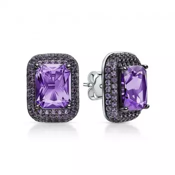 Серебряные серьги с алпанитом