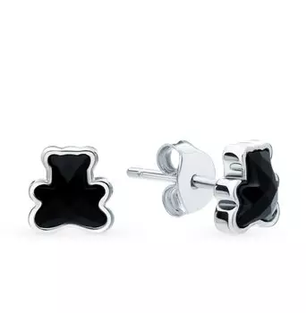 Серебряные серьги с алпанитом