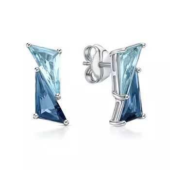 Серебряные серьги с алпанитом