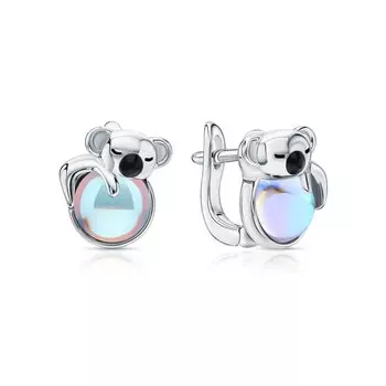 Серебряные серьги с алпанитом