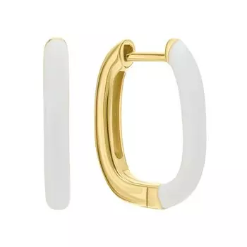 Серебряные серьги с эмалью