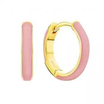 Серебряные серьги с эмалью