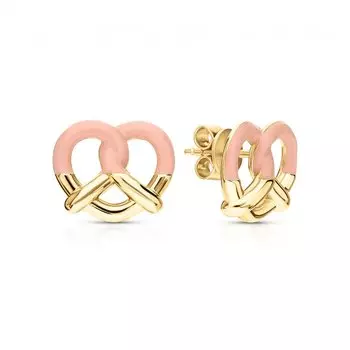 Серебряные серьги с эмалью