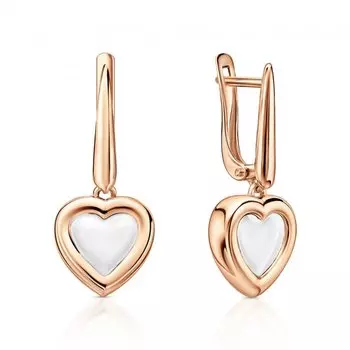 Серебряные серьги с эмалью