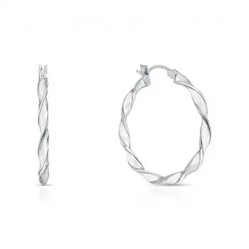 Серебряные серьги с эмалью