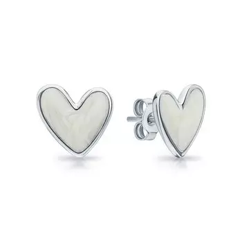 Серебряные серьги с эмалью