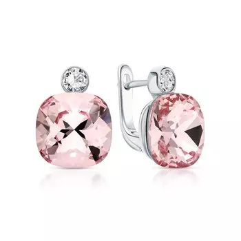 Серебряные серьги с фианитами