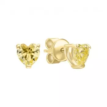 Серебряные серьги с фианитами