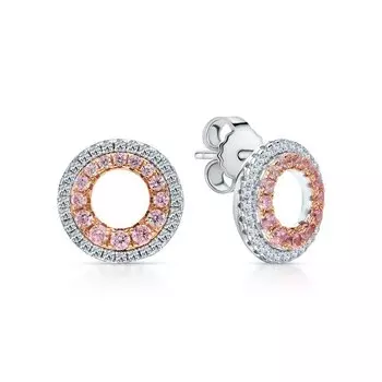 Серебряные серьги с фианитами