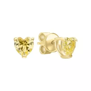 Серебряные серьги с фианитами