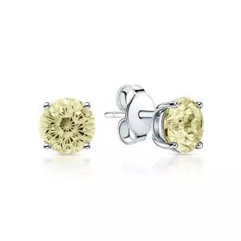 Серебряные серьги с фианитами