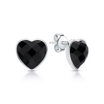 Серебряные серьги с ситаллами