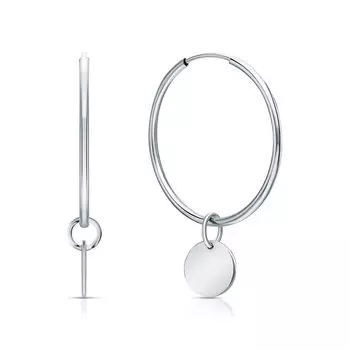 Серебряные серьги-трансформеры