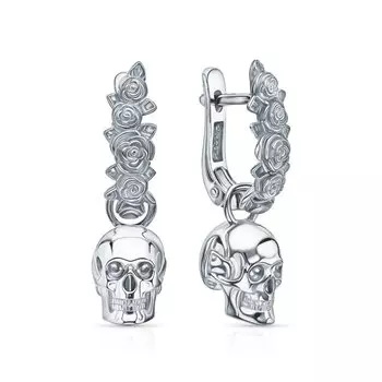 Серебряные серьги-трансформеры