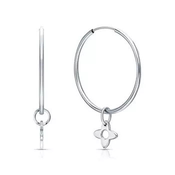 Серебряные серьги-трансформеры