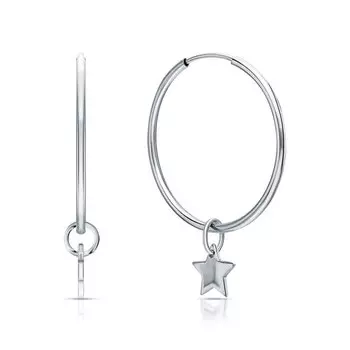 Серебряные серьги-трансформеры