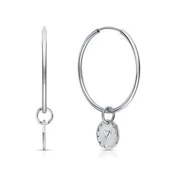 Серебряные серьги-трансформеры