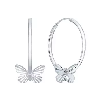 Серебряные серьги-трансформеры