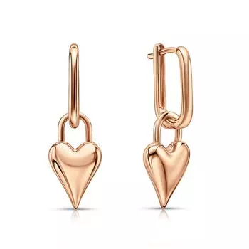 Серебряные серьги-трансформеры