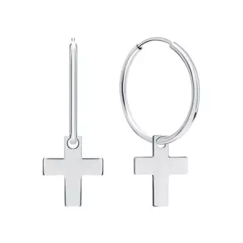 Серебряные серьги-трансформеры