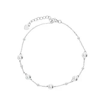 Серебряный браслет на ногу