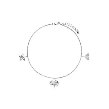 Серебряный браслет на ногу