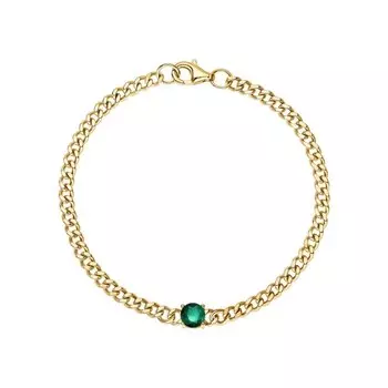 Серебряный браслет с алпанитом