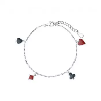 Серебряный браслет с эмалью