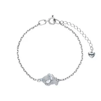 Серебряный браслет с эмалью