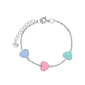 Серебряный браслет с эмалью