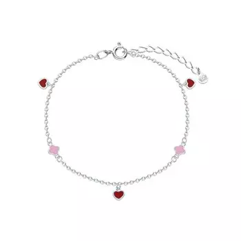 Серебряный браслет с эмалью