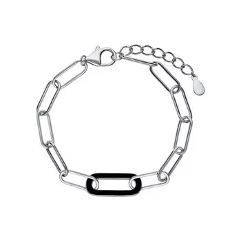 Серебряный браслет с эмалью