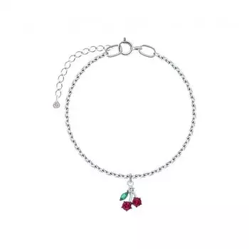 Серебряный браслет с фианитами