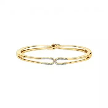 Серебряный браслет с фианитами