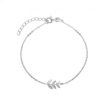 Серебряный браслет с фианитами