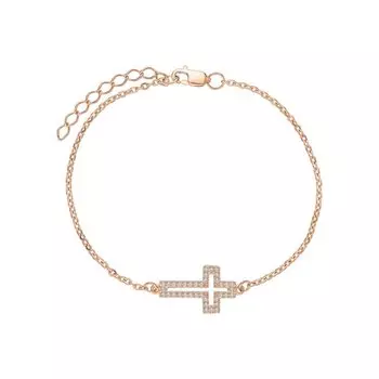 Серебряный браслет с фианитами