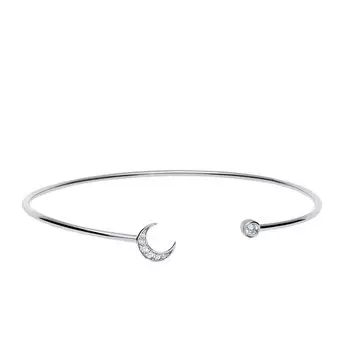 Серебряный браслет с фианитами