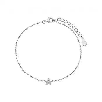 Серебряный браслет с фианитами