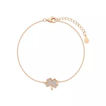 Серебряный браслет с фианитами